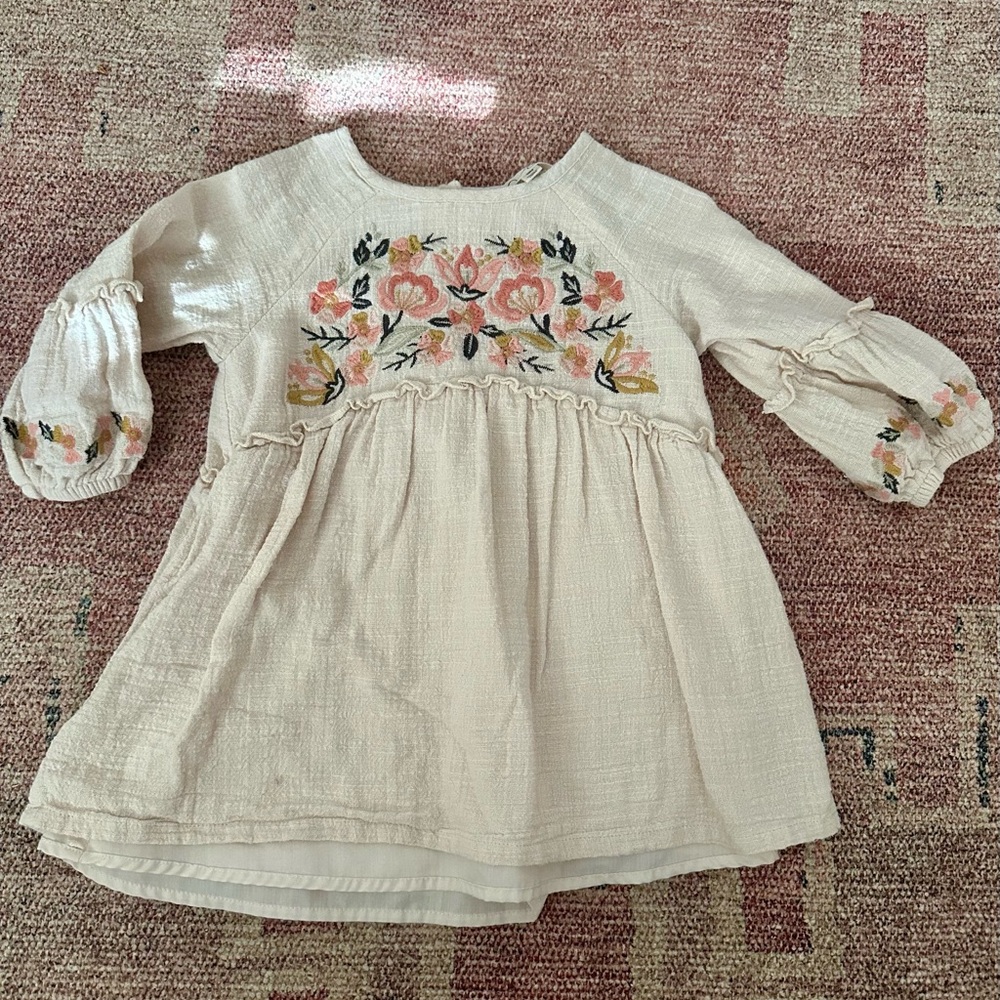 Jessica Simpson Toddler Embroidered Floral Dress boho cottagecore